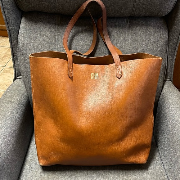 Madewell The Transport Tote- English Saddle - Picture 3 of 12